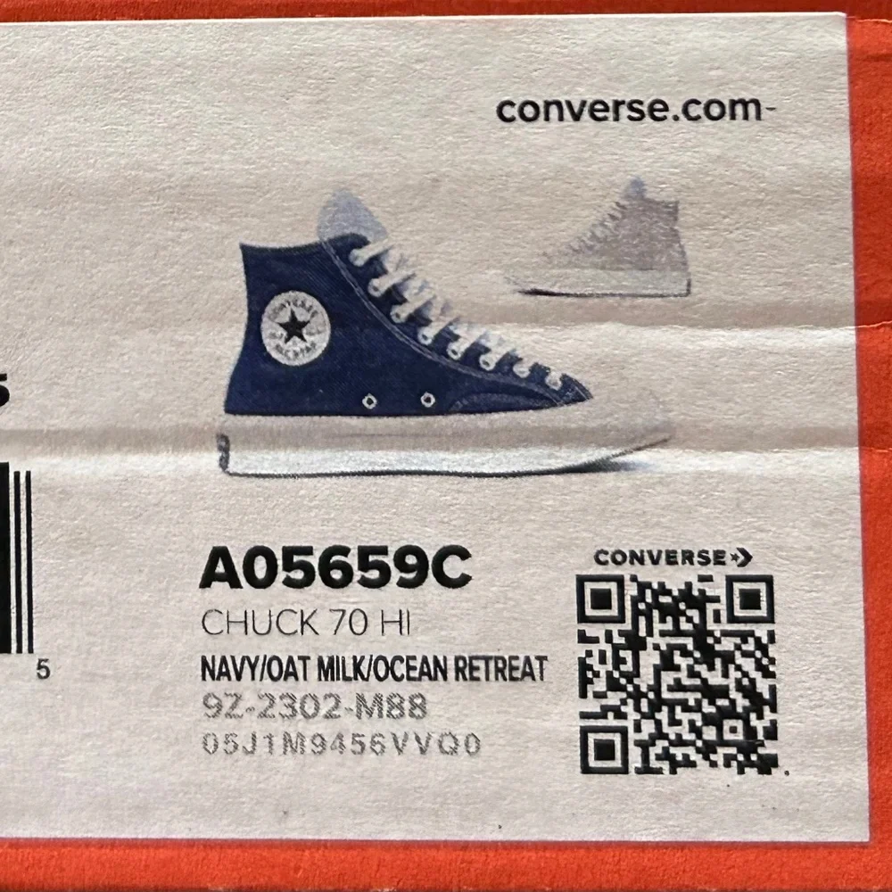 Converse Chuck 70 Hi Navy Oat Milk Ocean Retreat‎ Shoes